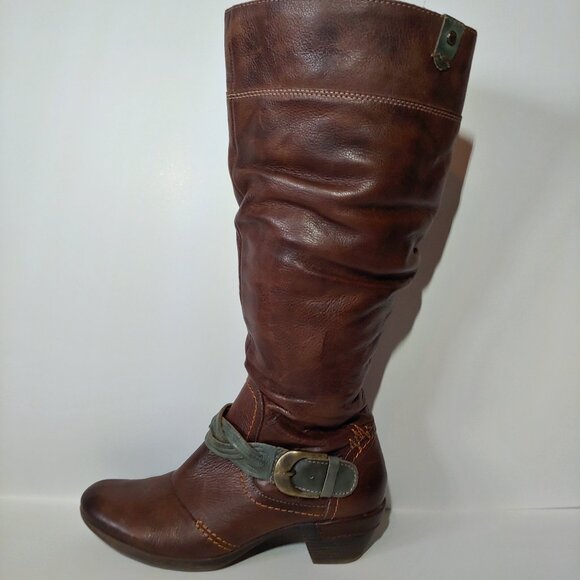 PIKOLINOS Brown Leather Boots size EU36/ US6 - Picture 1 of 5